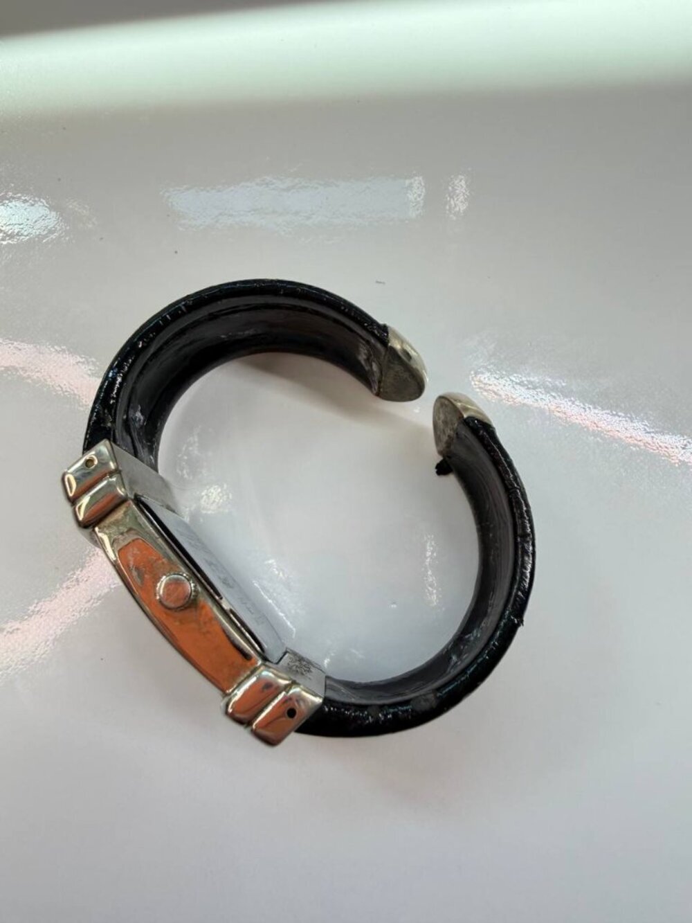 Faded Glory Women’s Quartz Bangle Watch – Black & Silver – Japan Movement - Picture 9 of 16